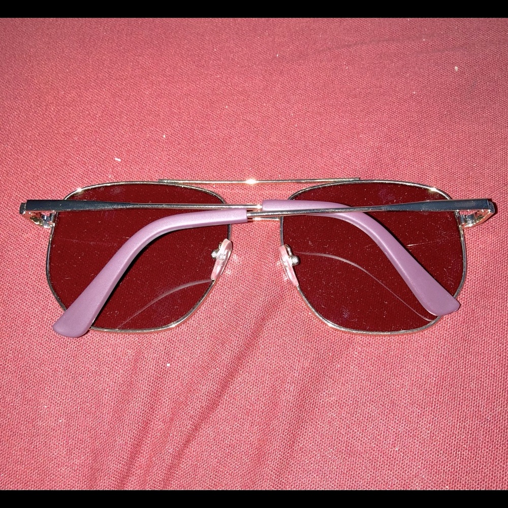 Forever 21 Rose Gold/Gold Rimmed Sunglasses